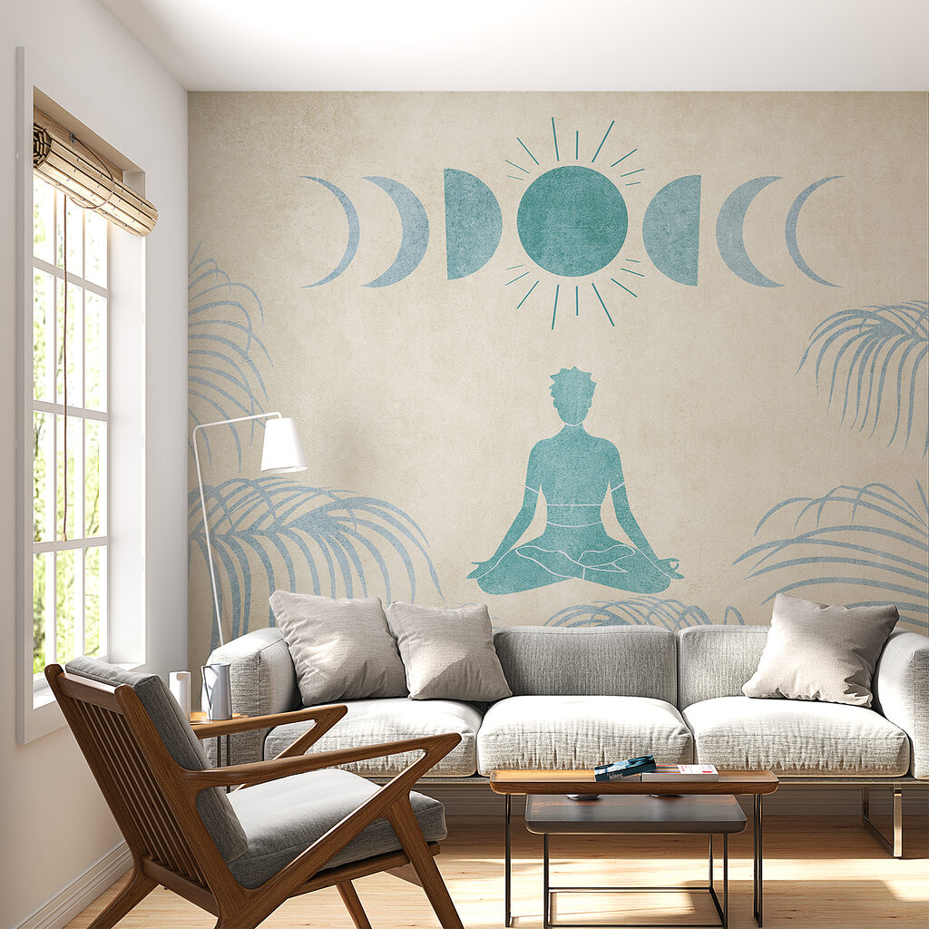 Meditație sub faze lunare — interior 1