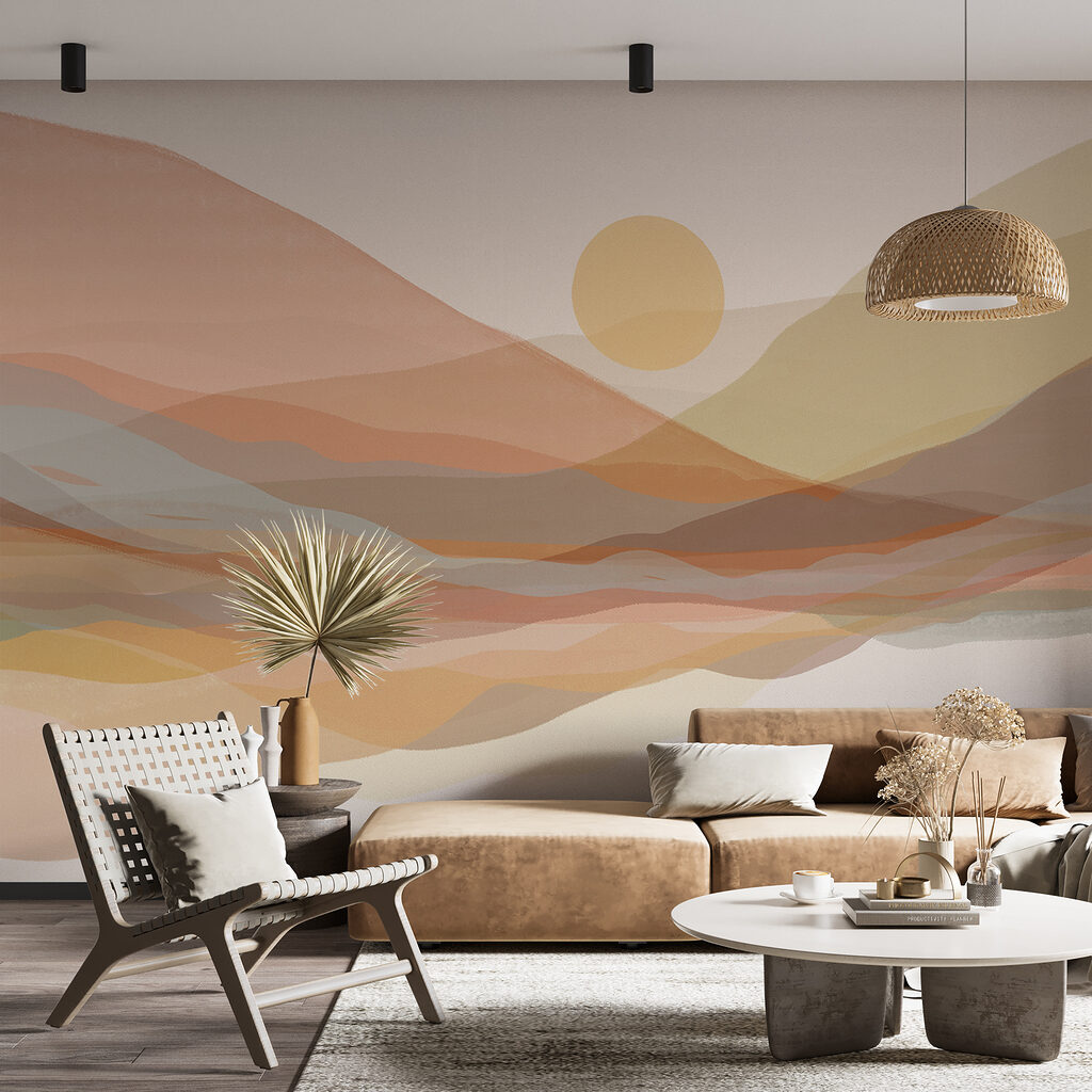 Soare peste dealuri transparente — interior 2