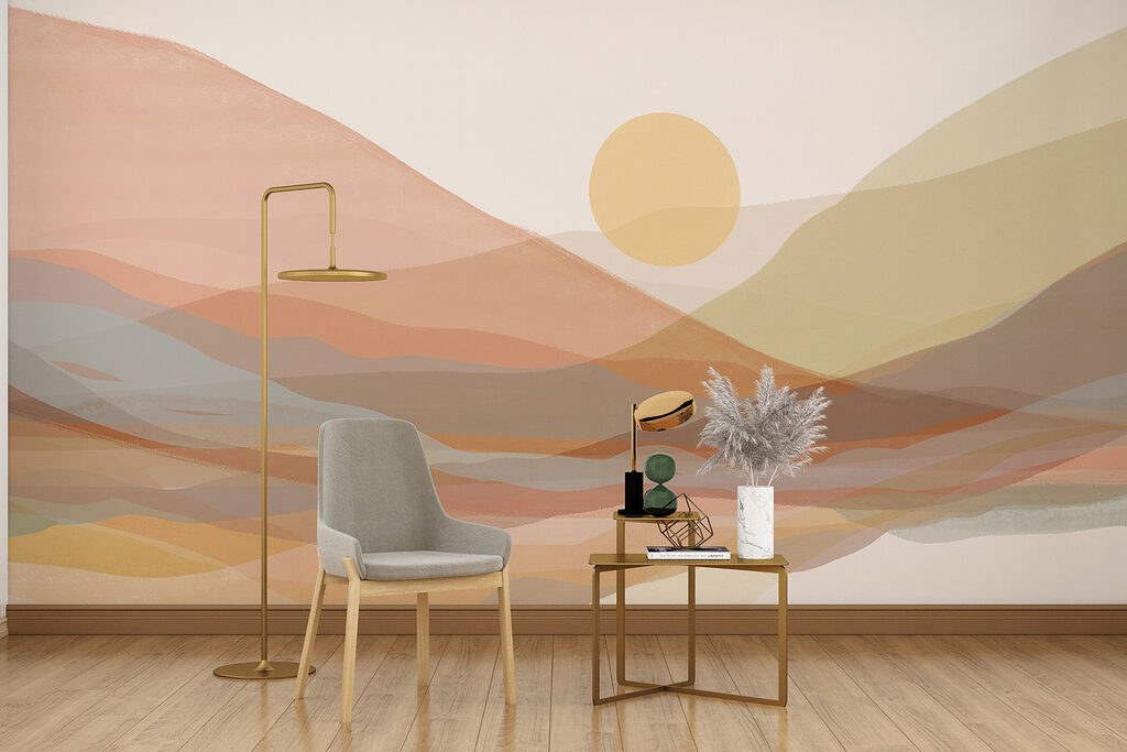 Soare peste dealuri transparente — interior 3