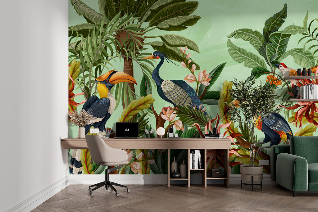 Tucani printre flori — interior 1