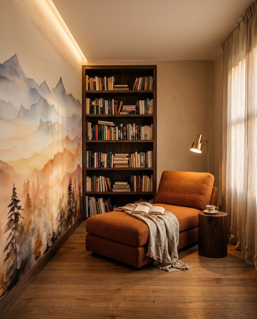 Dimineață aurie în pădure — interior 4