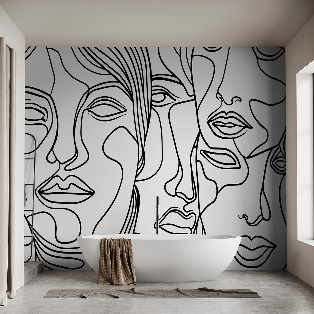 Fețe în linie continuă — interior 2