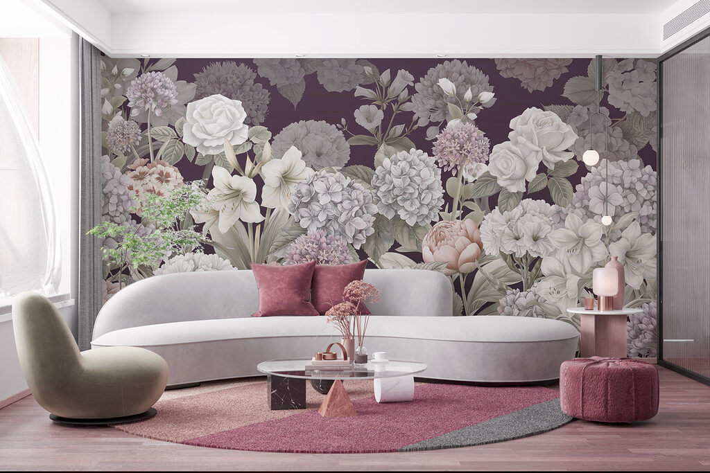 Flori albe de grădină — interior 3