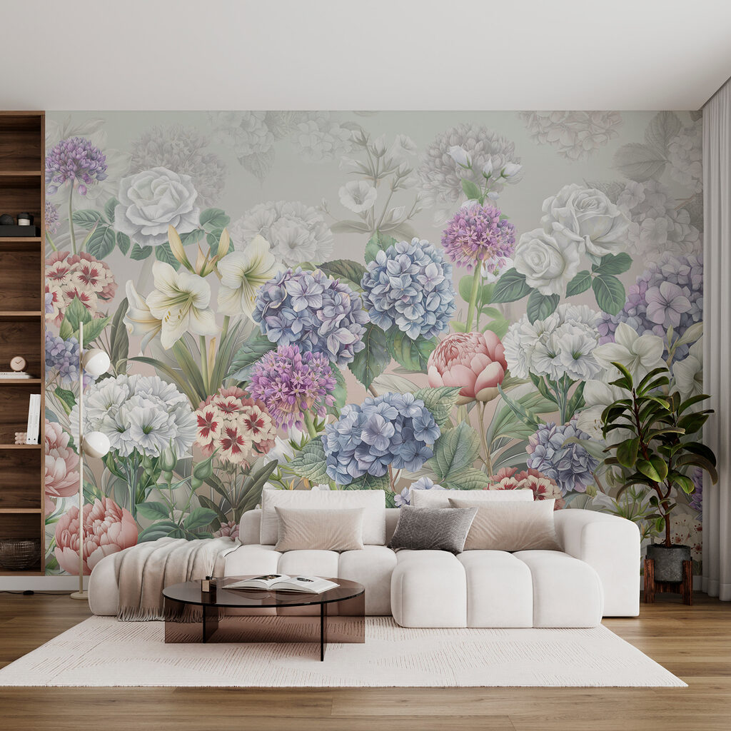 Flori albe de grădină — interior 2
