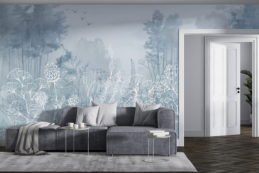 Contururi florale în ceață — interior 2