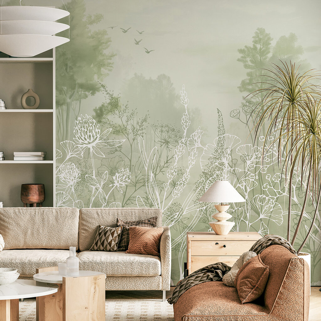 Contururi florale în ceață — interior 2
