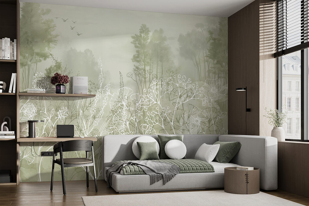 Contururi florale în ceață — interior 3