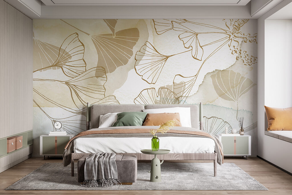Ginkgo cu linii aurii — interior 3