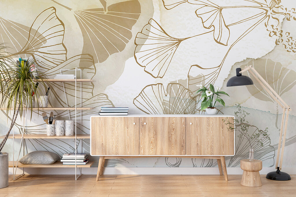 Ginkgo cu linii aurii — interior 4