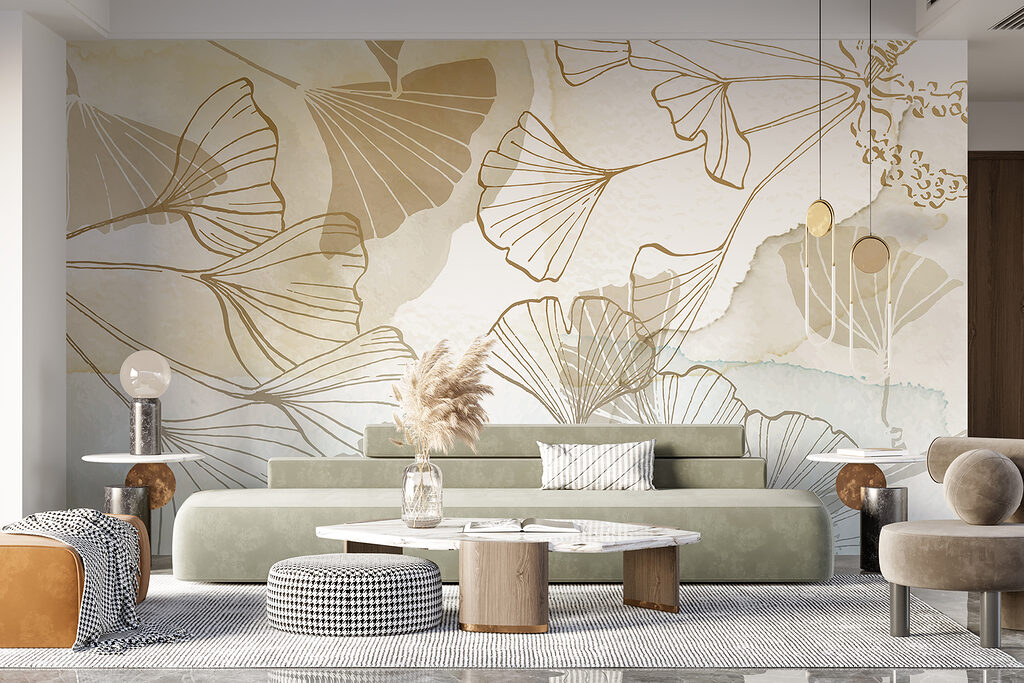 Ginkgo cu linii aurii — interior 5