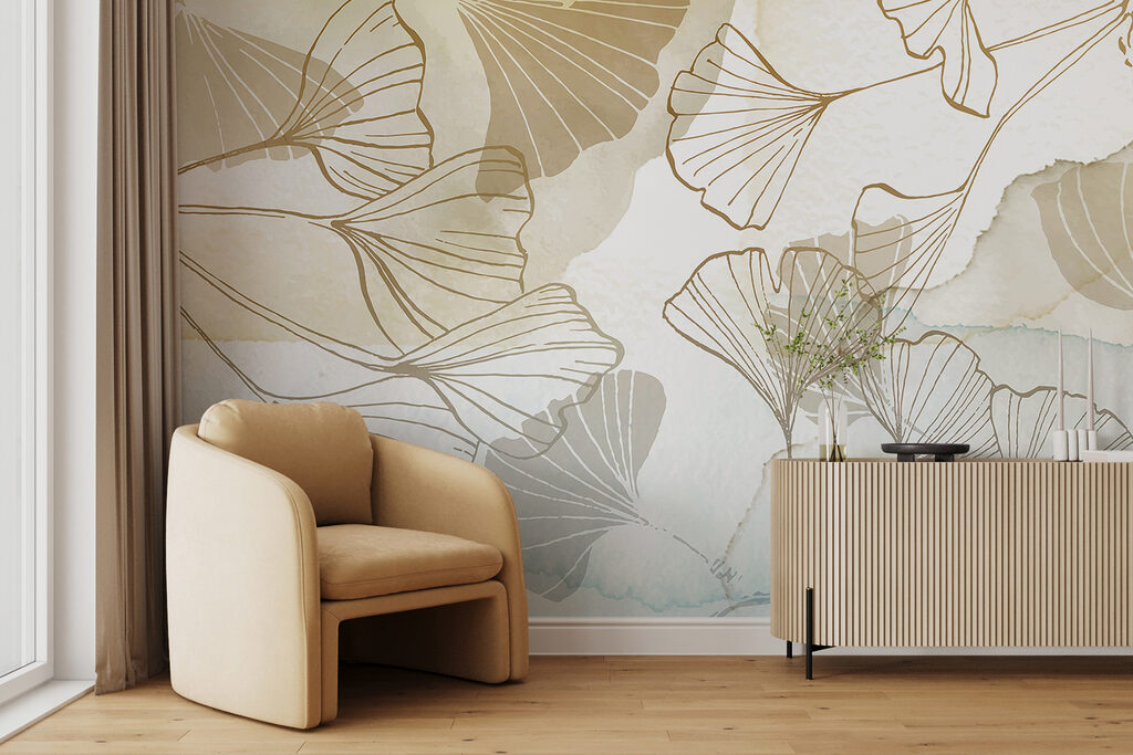 Ginkgo cu linii aurii — interior 6