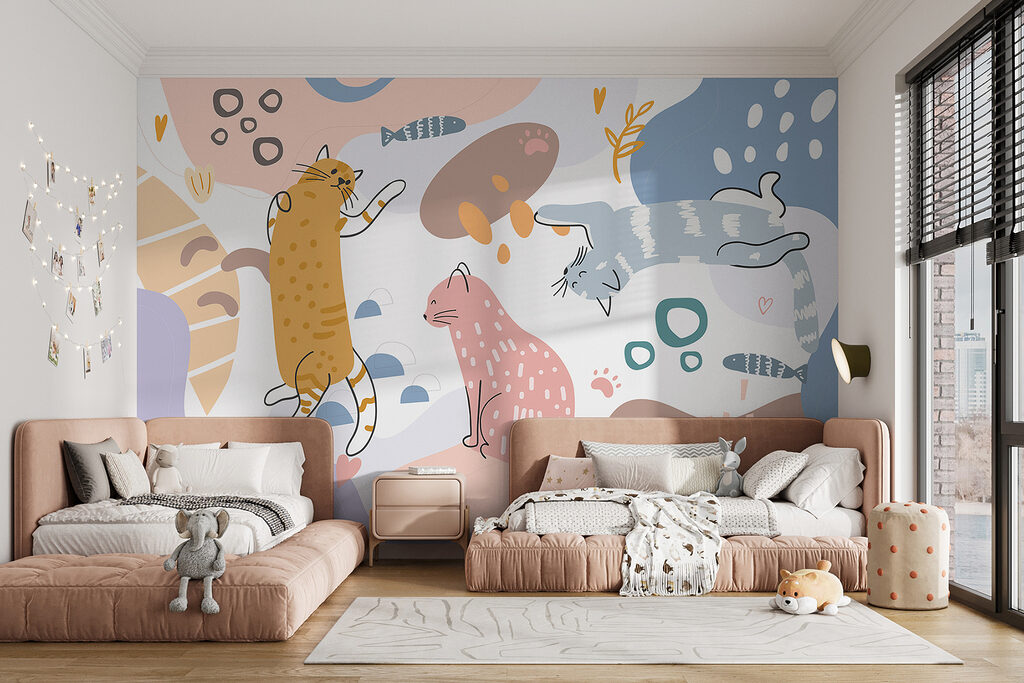 Pisici printre culori — interior 2