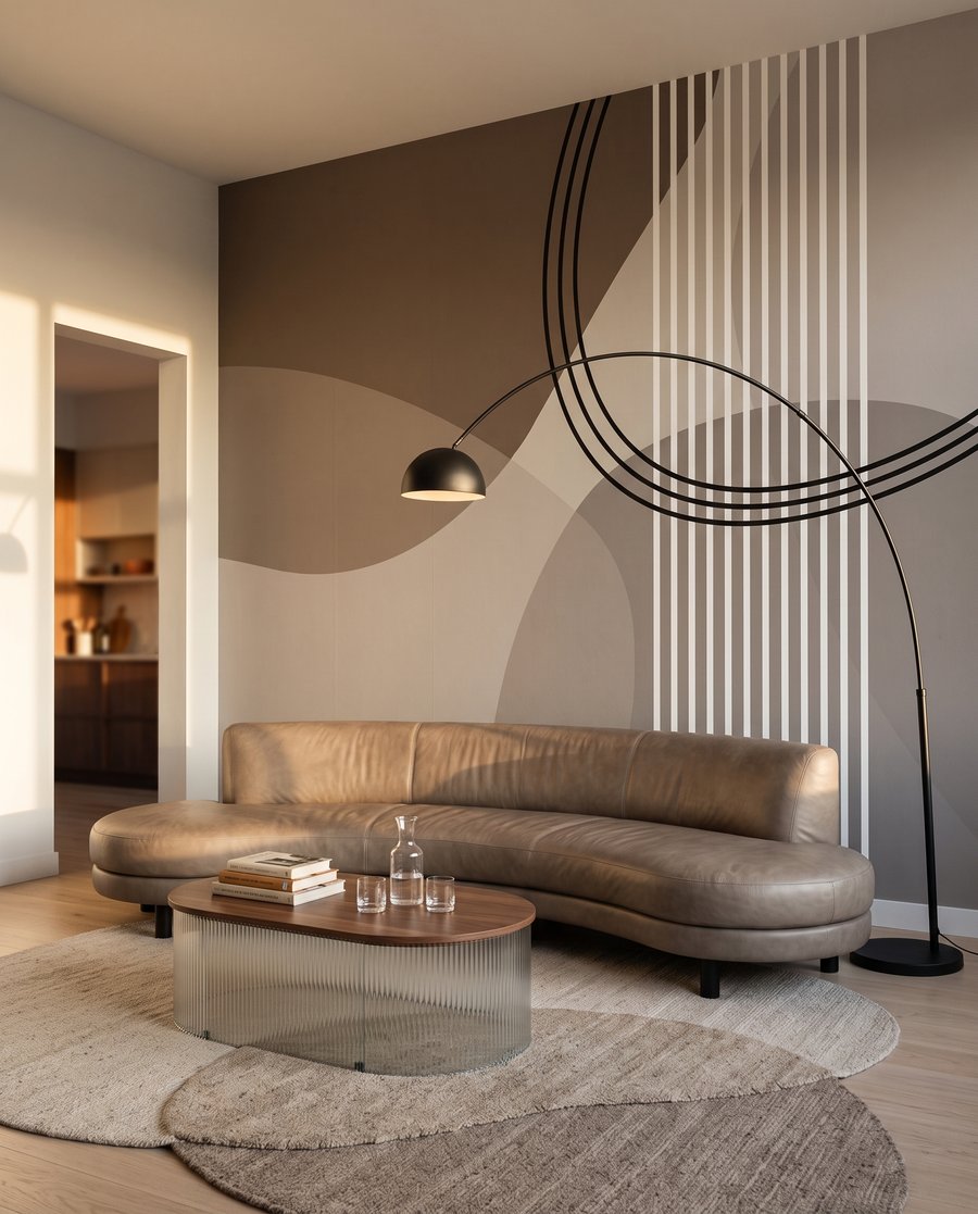 Linii curbe și dungi — interior 2
