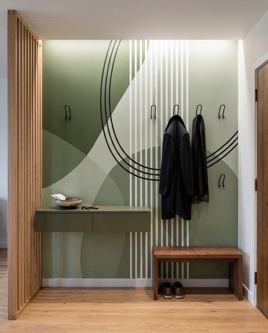 Linii curbe și dungi — interior 4
