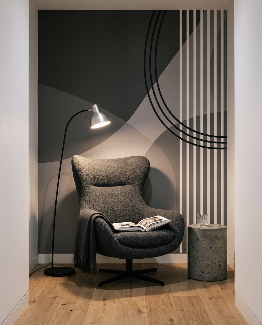 Linii curbe și dungi — interior 2