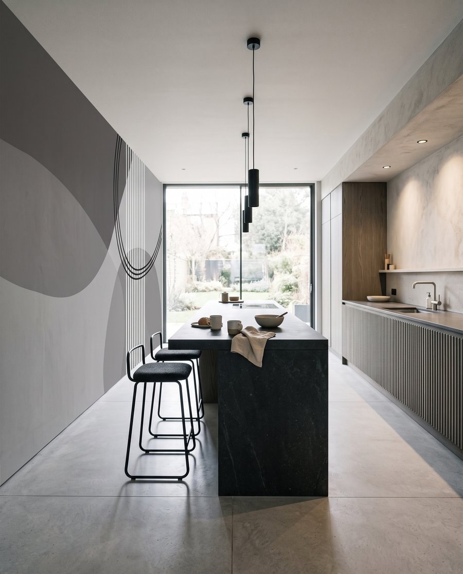 Linii curbe și dungi — interior 4
