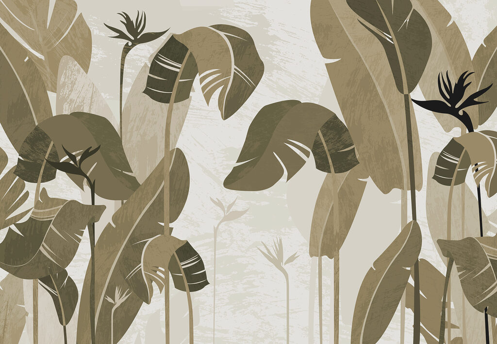 Flori înalte pe tulpini — design complet