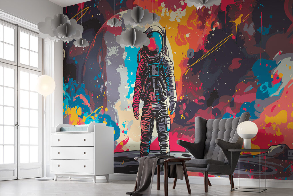 Astronaut printre stropi — interior 3