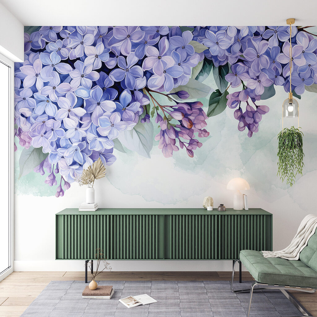 Ciorchini de flori mov — interior 4