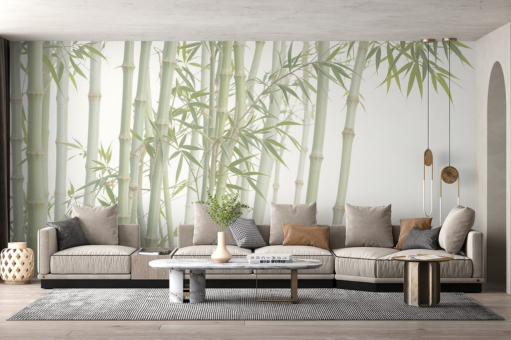 Bambus în verde deschis — interior 2