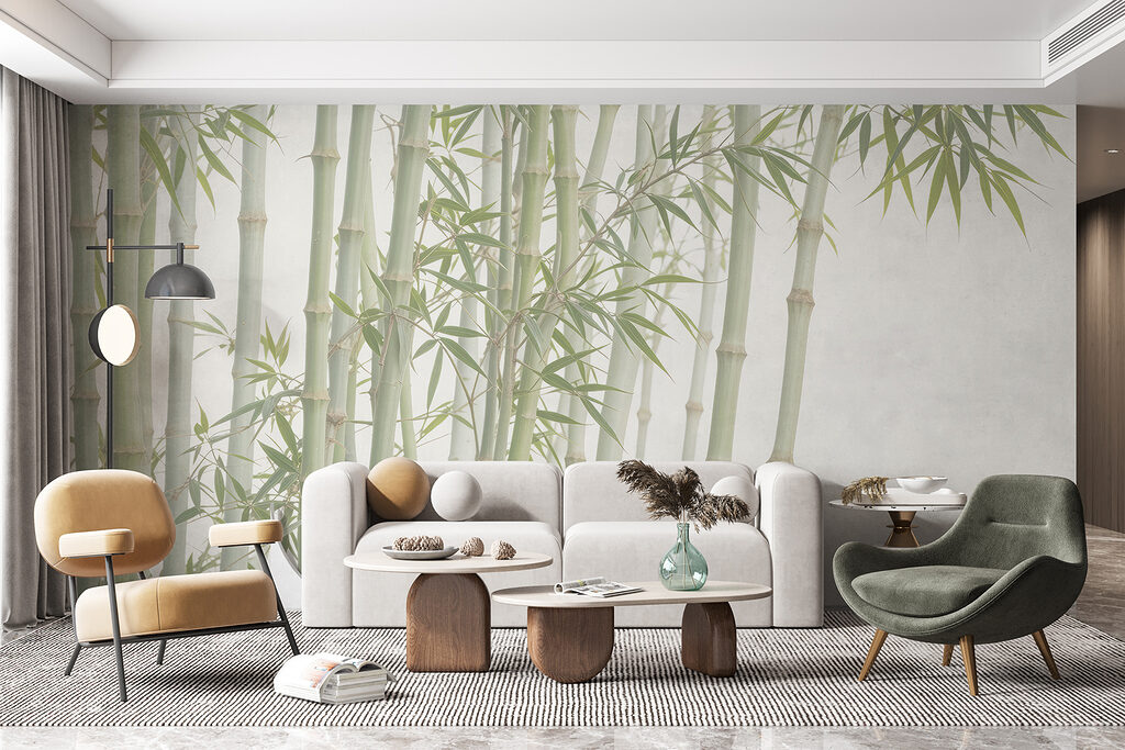 Bambus în verde deschis — interior 4