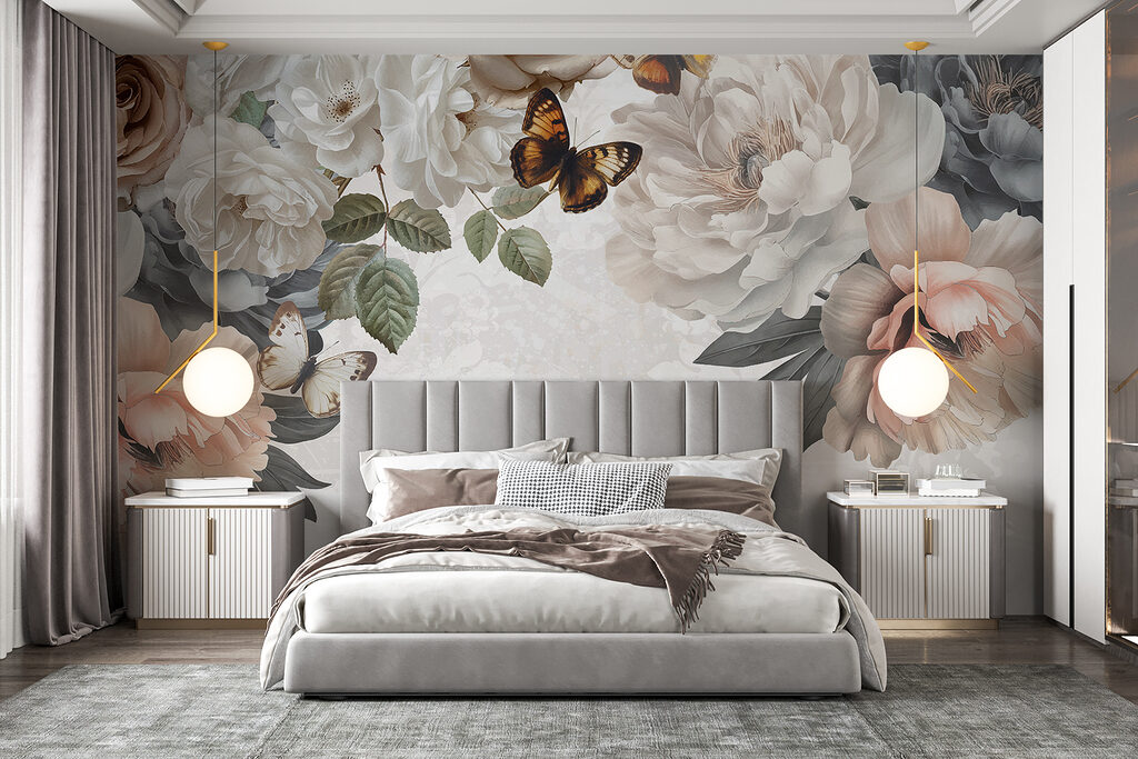 Fluturi printre flori luminoase — interior 3