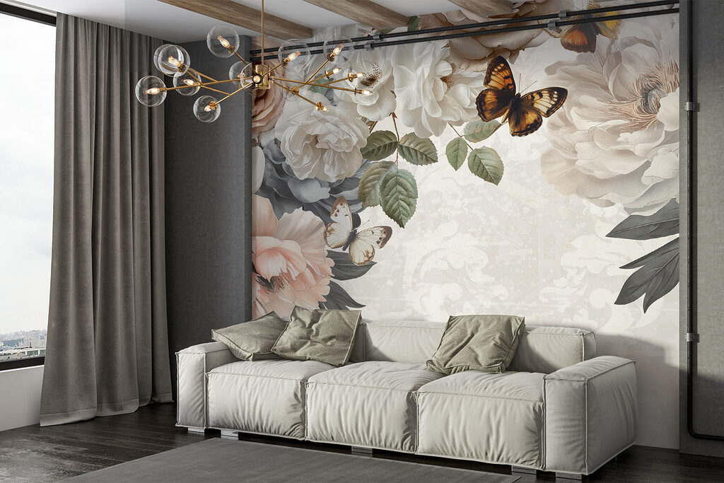 Fluturi printre flori luminoase — interior 5