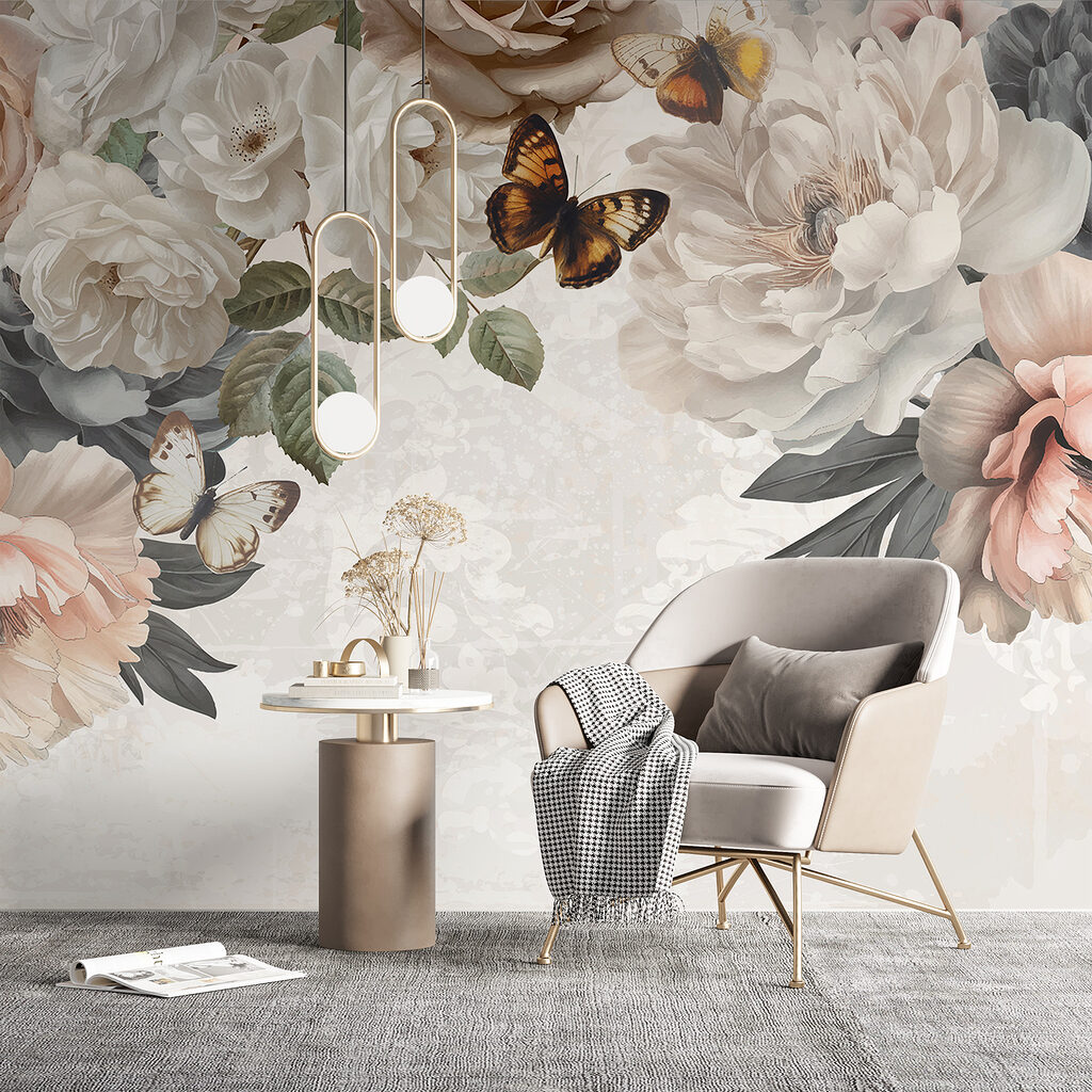 Fluturi printre flori luminoase — interior 6