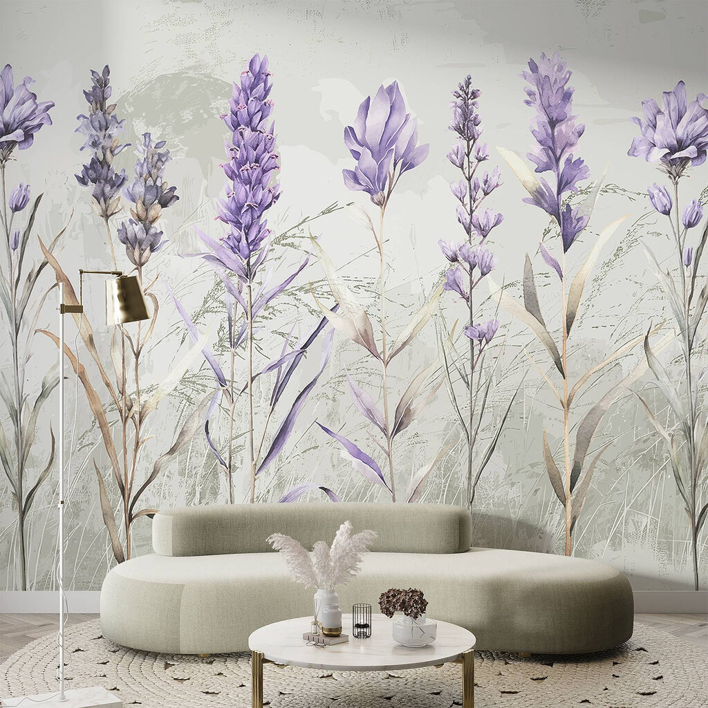 Flori mov printre ierburi — interior 5