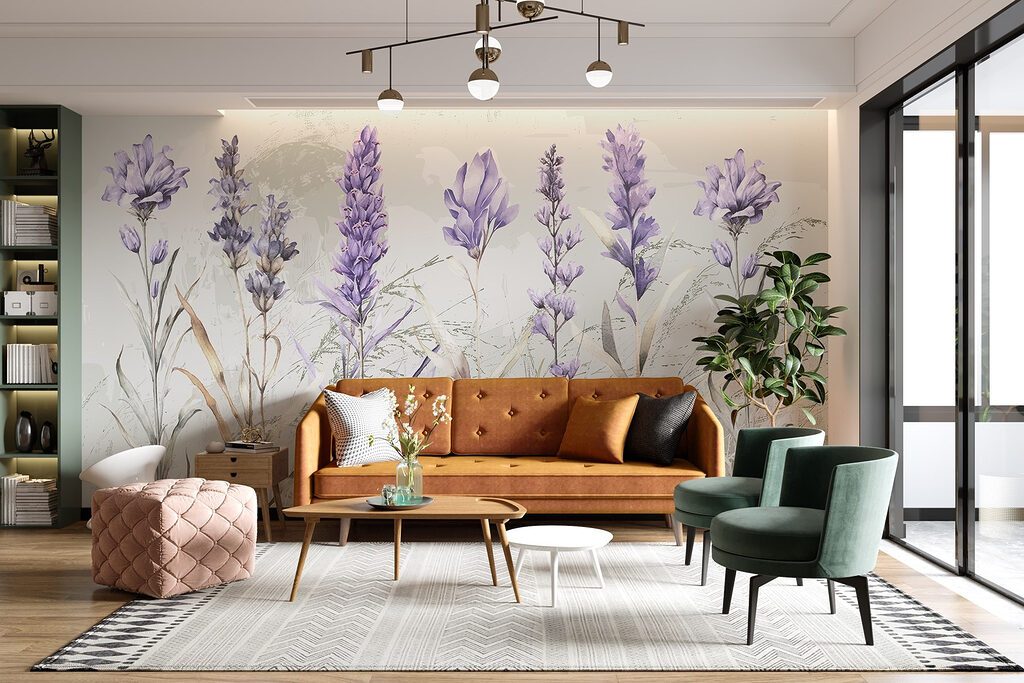 Flori mov printre ierburi — interior 6