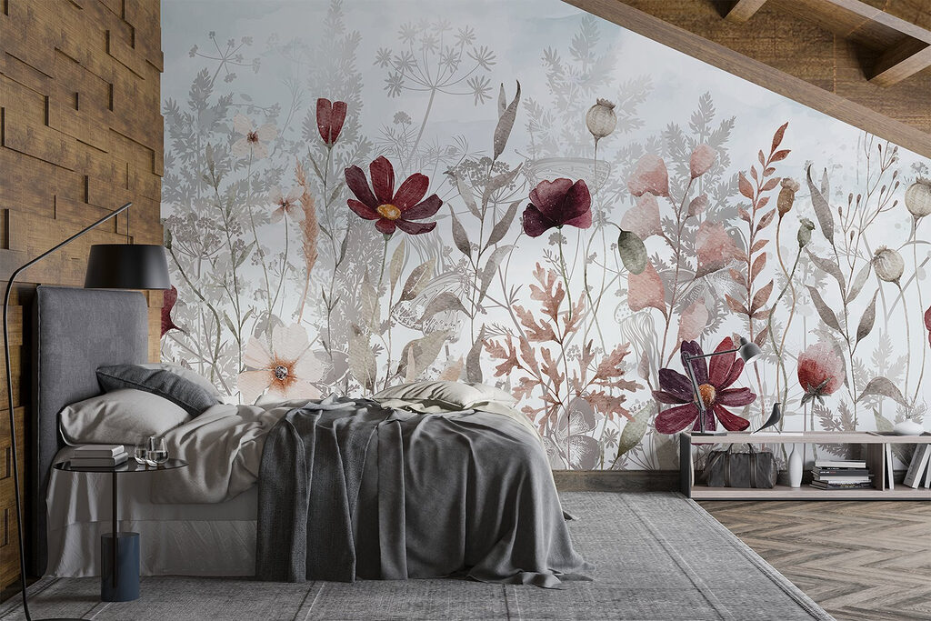 Flori bordo printre ierburi — interior 2