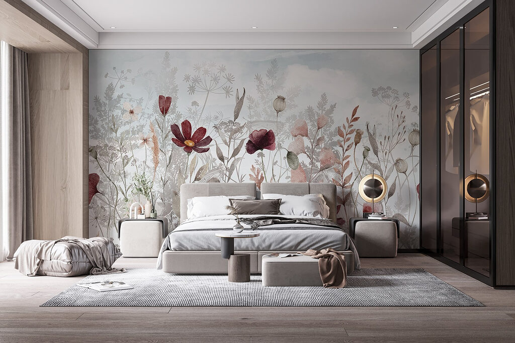 Flori bordo printre ierburi — interior 3