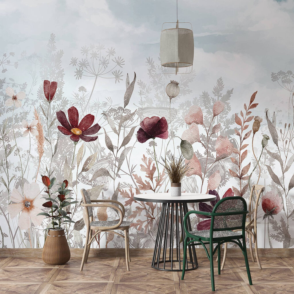 Flori bordo printre ierburi — interior 6