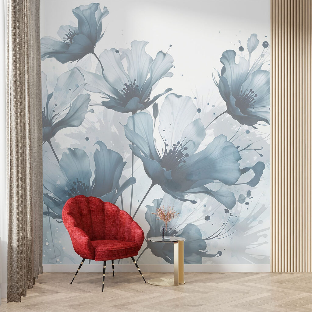 Flori cu tușe libere — interior 3