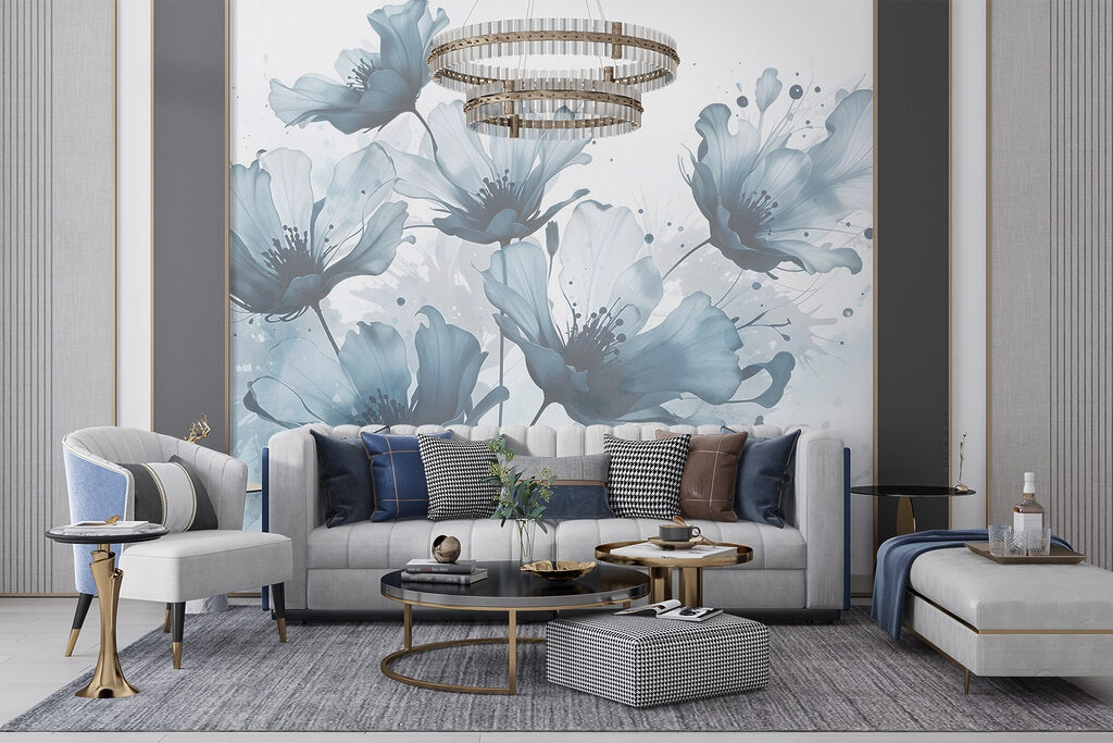 Flori cu tușe libere — interior 6