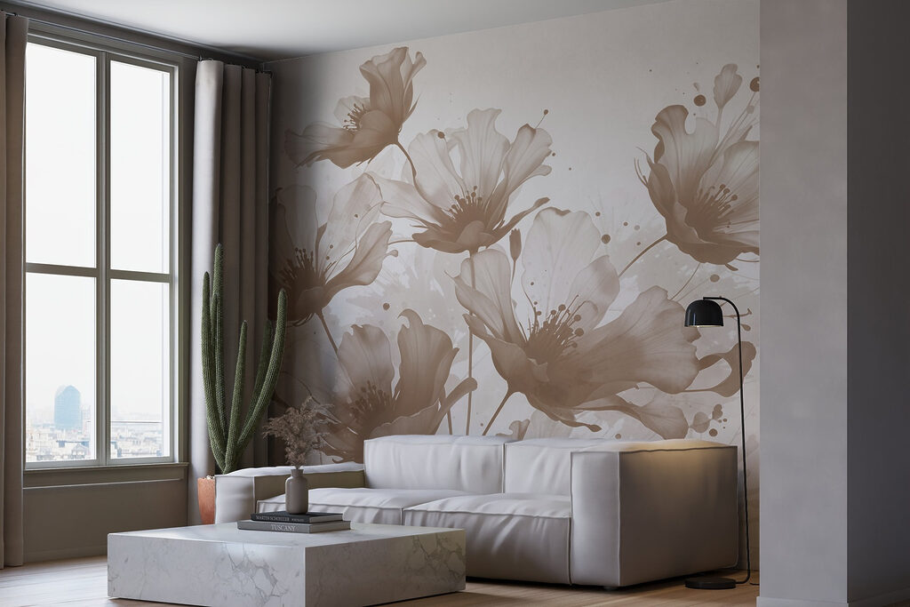 Flori cu tușe libere — interior 6