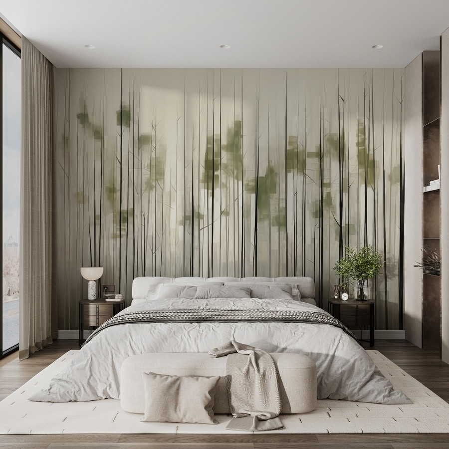 Tulpini verzi cu stropi — interior 2
