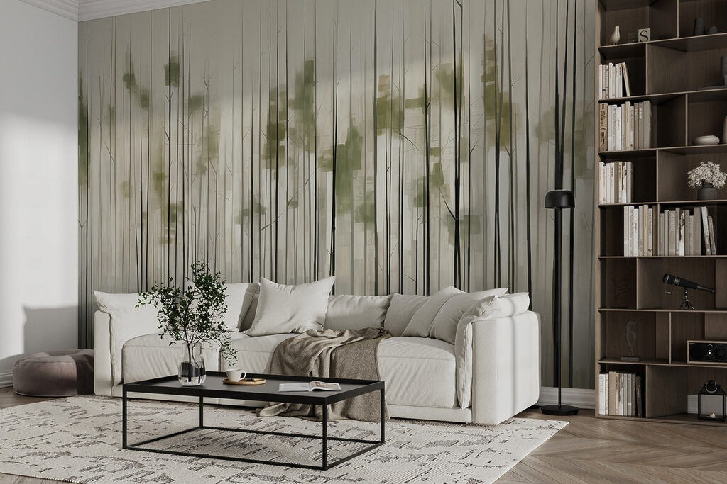 Tulpini verzi cu stropi — interior 3