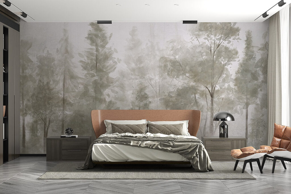 Copaci dispărând în ceață — interior 3