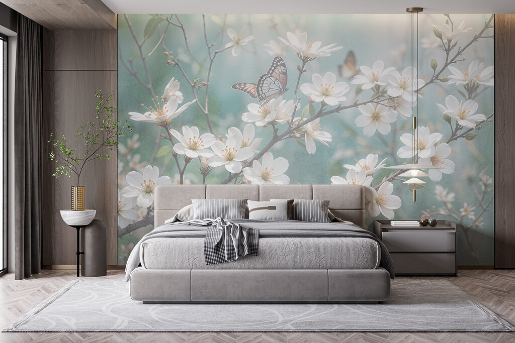 Fluturi pe ramuri înflorite — interior 3