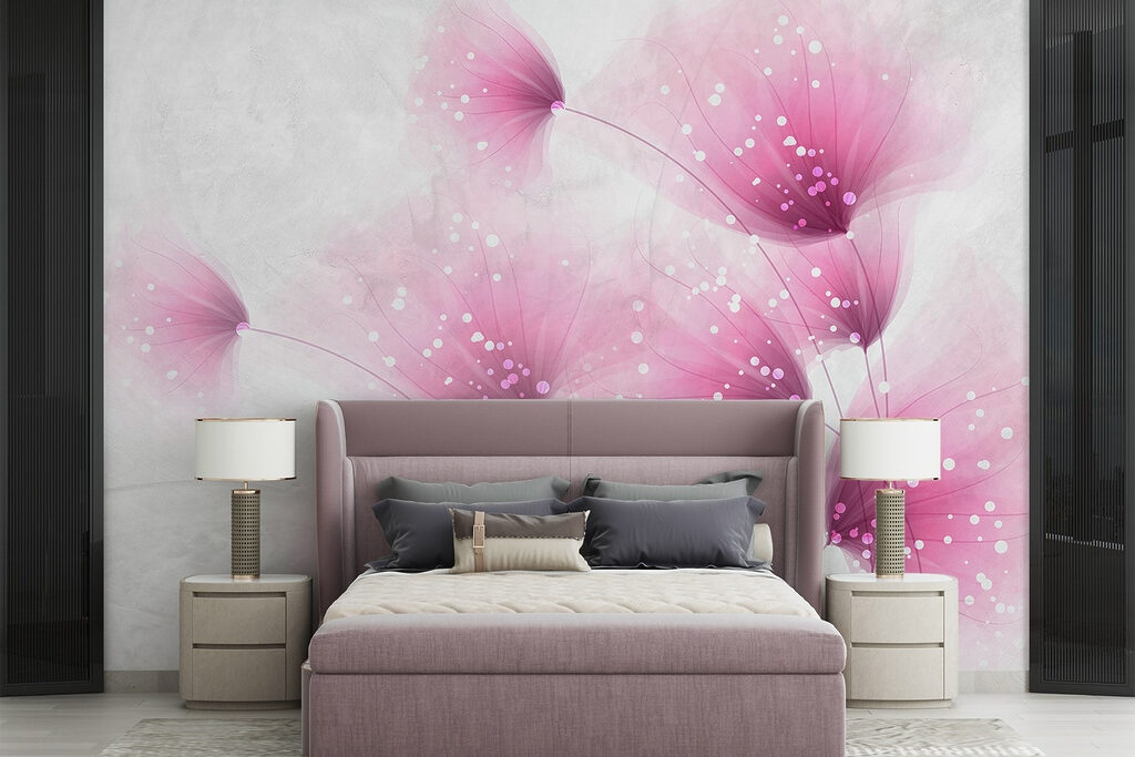 Flori pufoase roz — interior 4