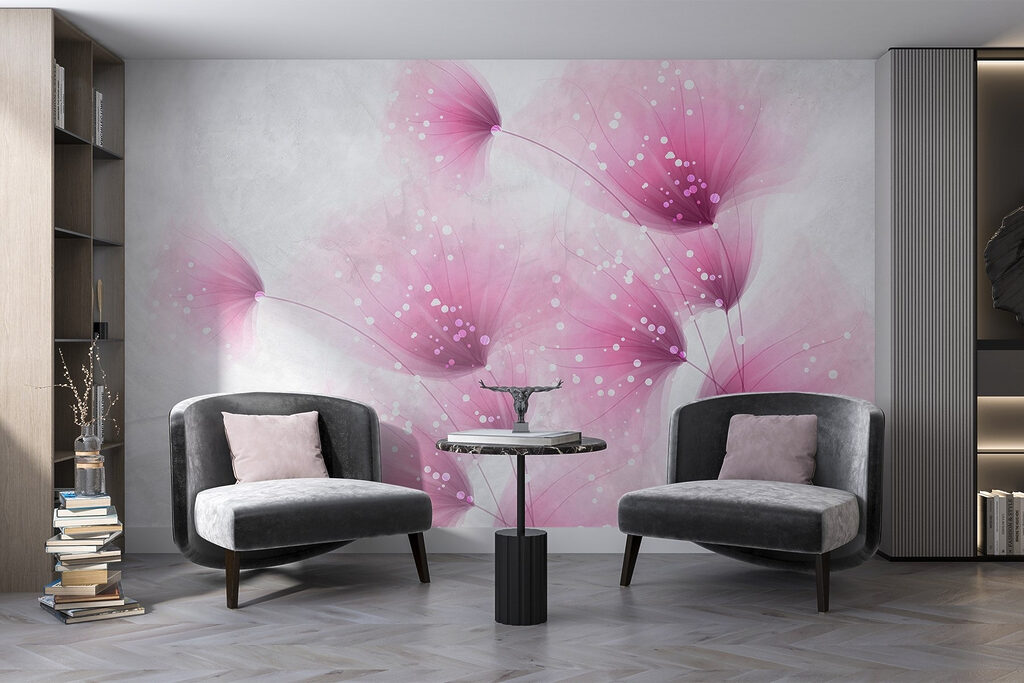 Flori pufoase roz — interior 6