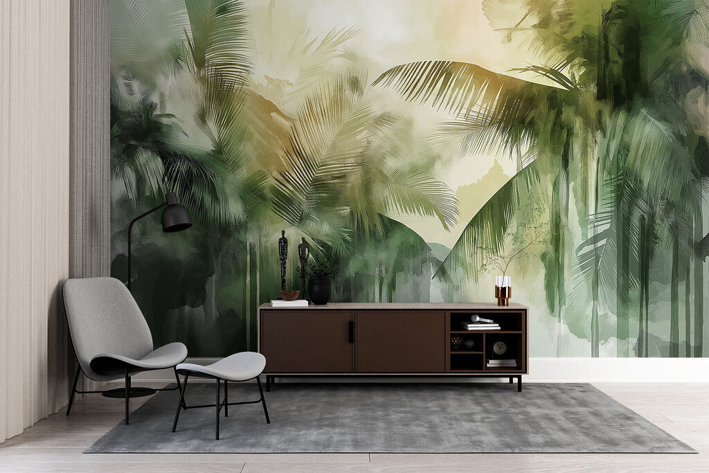 Palmieri verzi cu stropi — interior 4