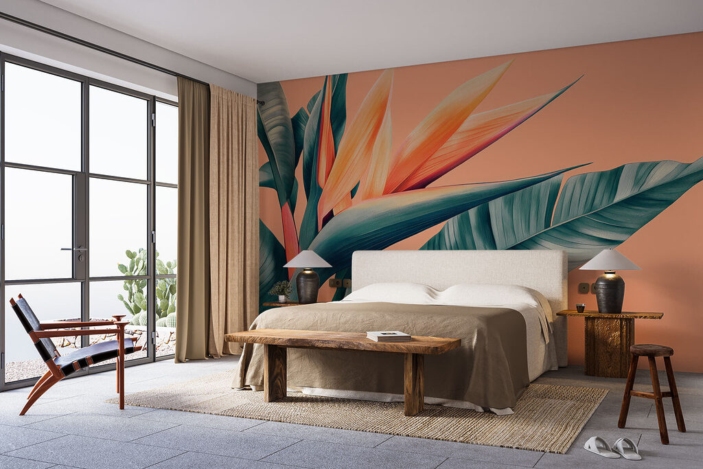 Floare tropicală pe piersică — interior 2