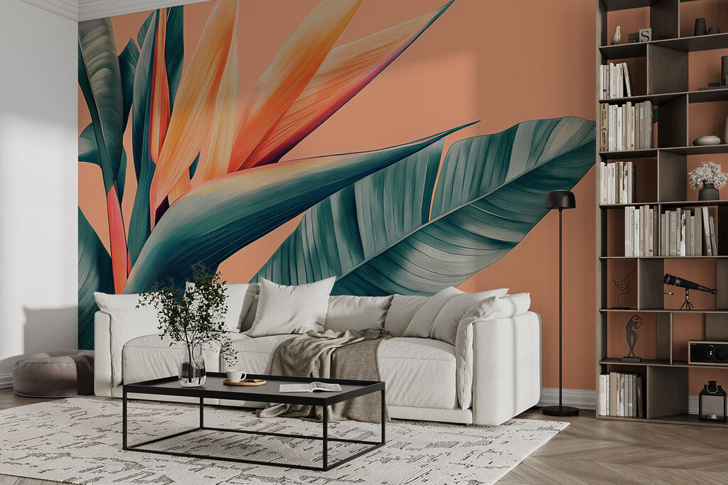 Floare tropicală pe piersică — interior 4