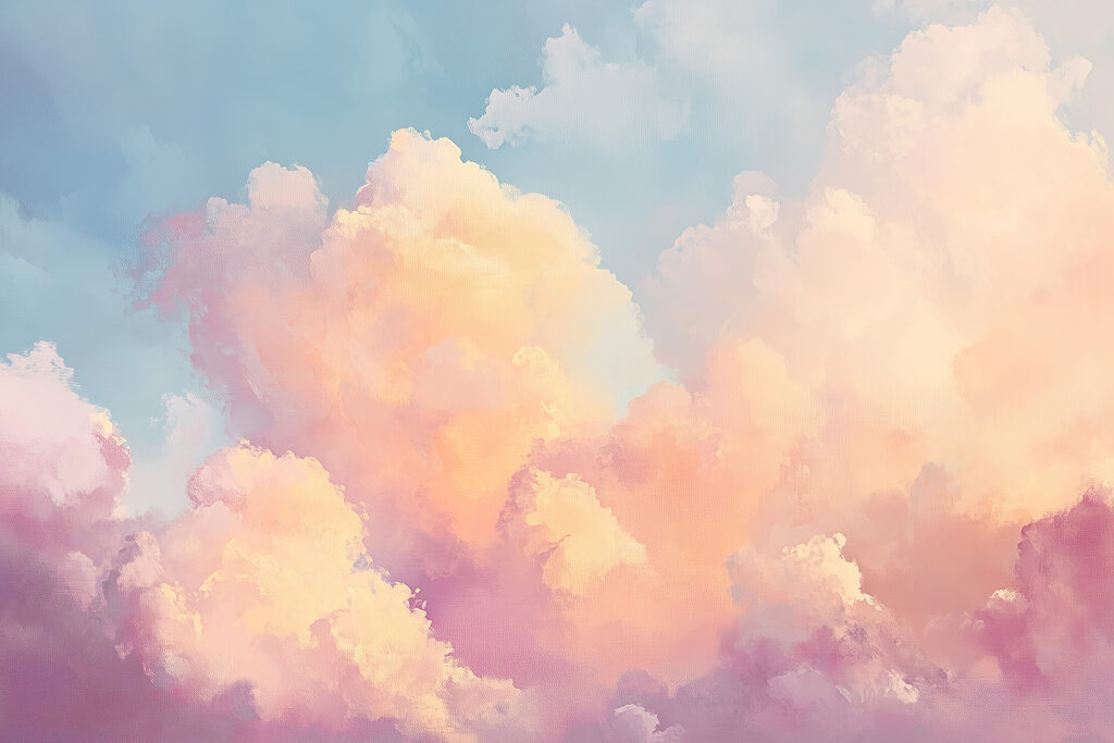 Nori pastel aurii — design complet