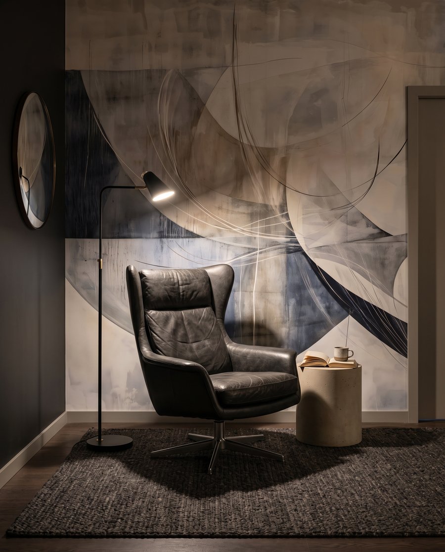Arcuri peste forme transparente — interior 4
