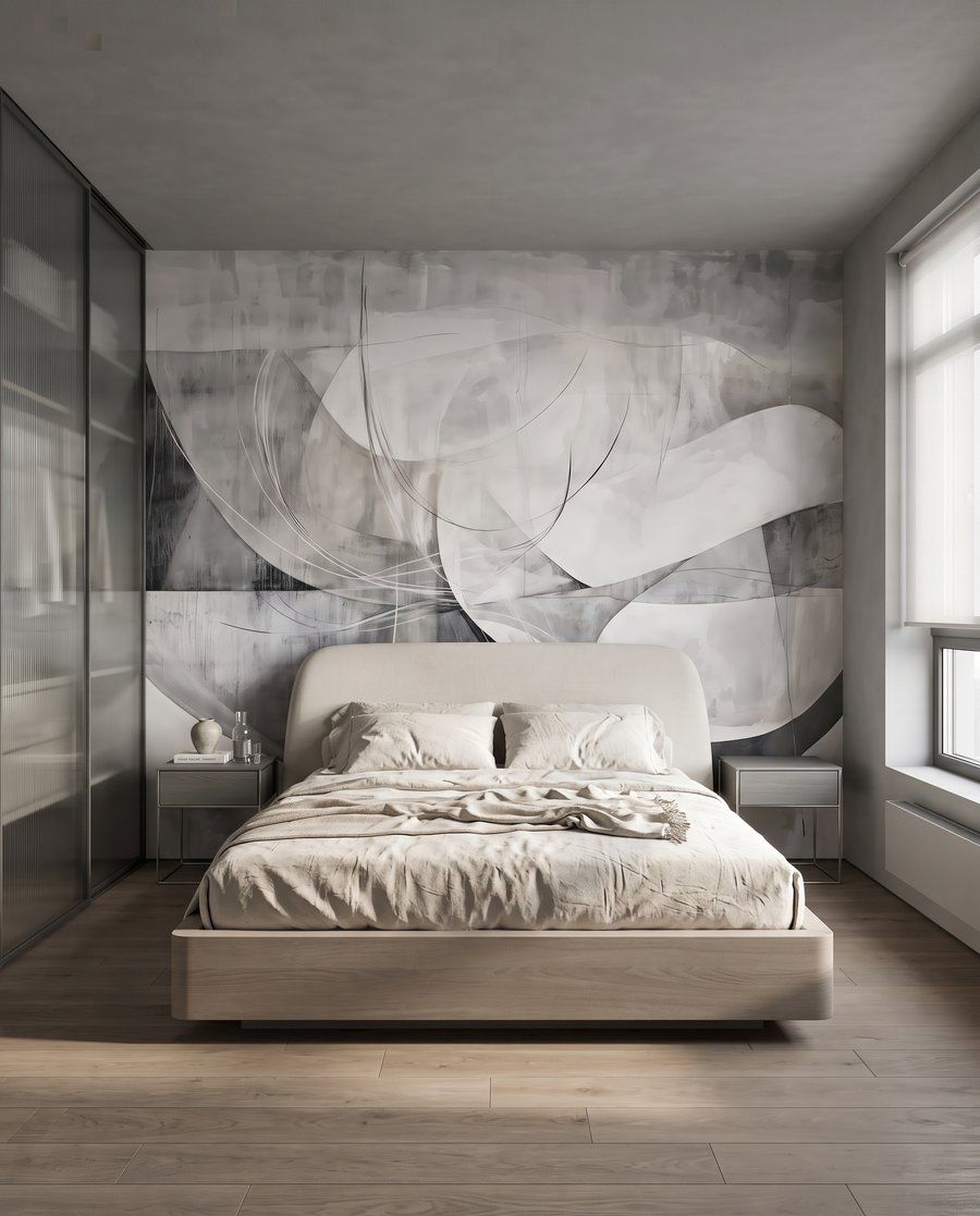Arcuri peste forme transparente — interior 2