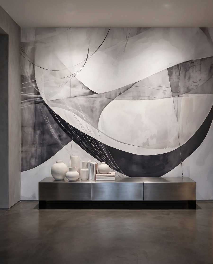 Arcuri peste forme transparente — interior 4