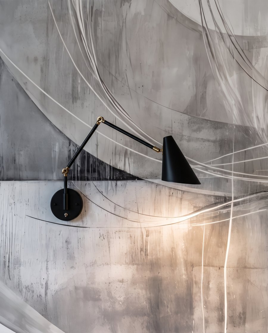 Arcuri peste forme transparente — detaliu